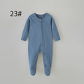 Baby Zip-Up Footed Romper