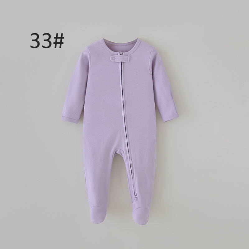 Baby Zip-Up Footed Romper