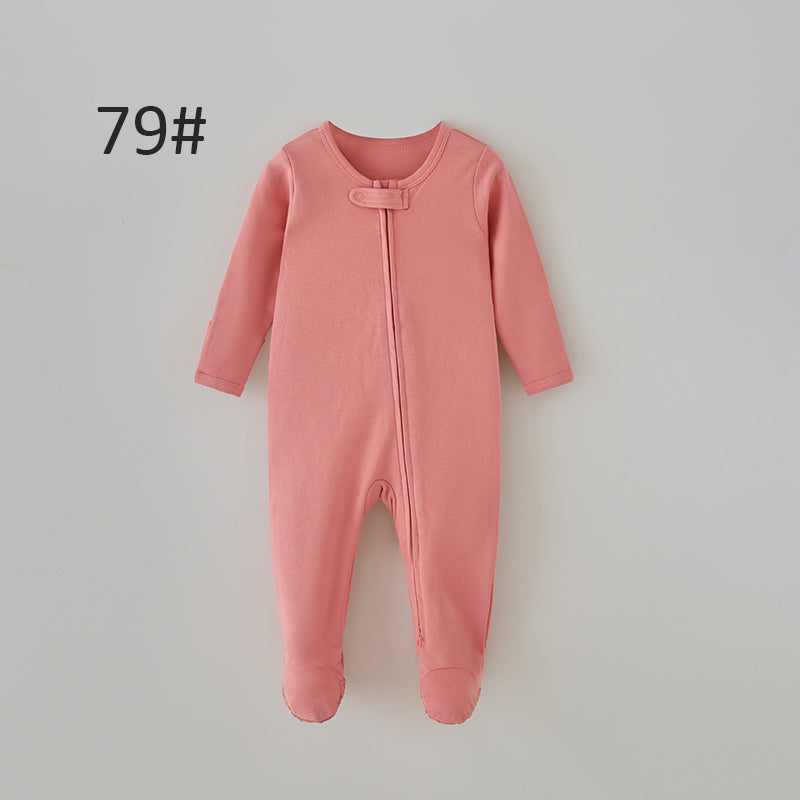 Baby Zip-Up Footed Romper