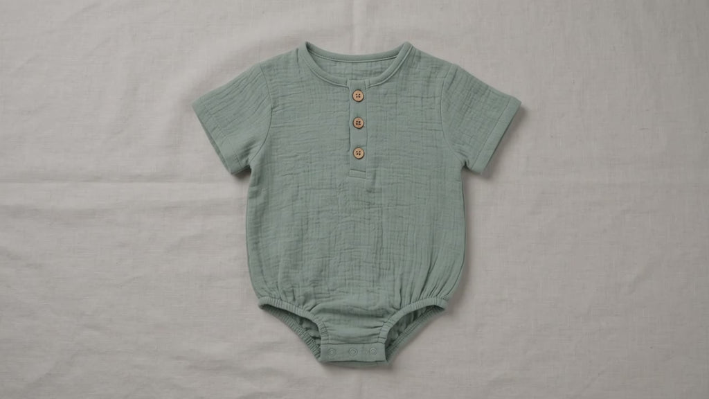 Muslin Baby Bubble Romper